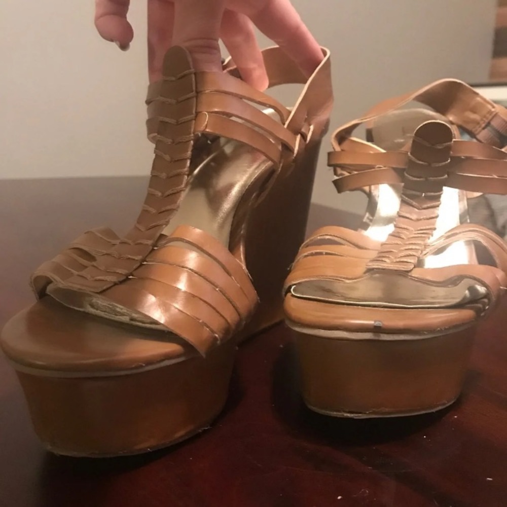 Bakers Leather wedge